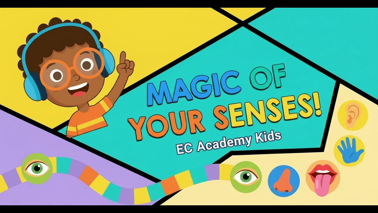 The Five Senses of Human body | How Your Senses Work? | EC Academy kids 