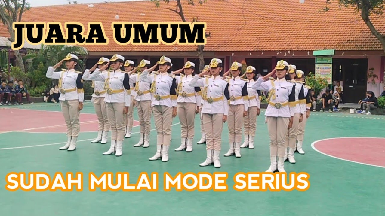 TETAP TENANG | JUARA UMUM PENAMPILAN PASKIBRA SMKN 1 BUDURAN DI LKBB AMBARAWA