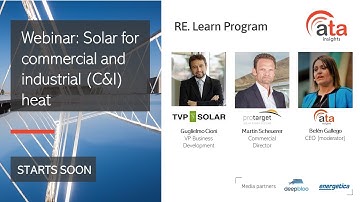 Webinar: Solar for commercial and industrial (C&I) heat