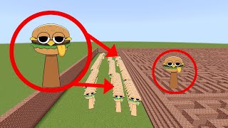 Mr Burger Sprunki In The Minecraft Bedrock