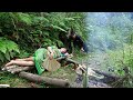 Primitive Cooking : Smart Girl Finds Duck And Takes It To Grill | Cooking In The Wild