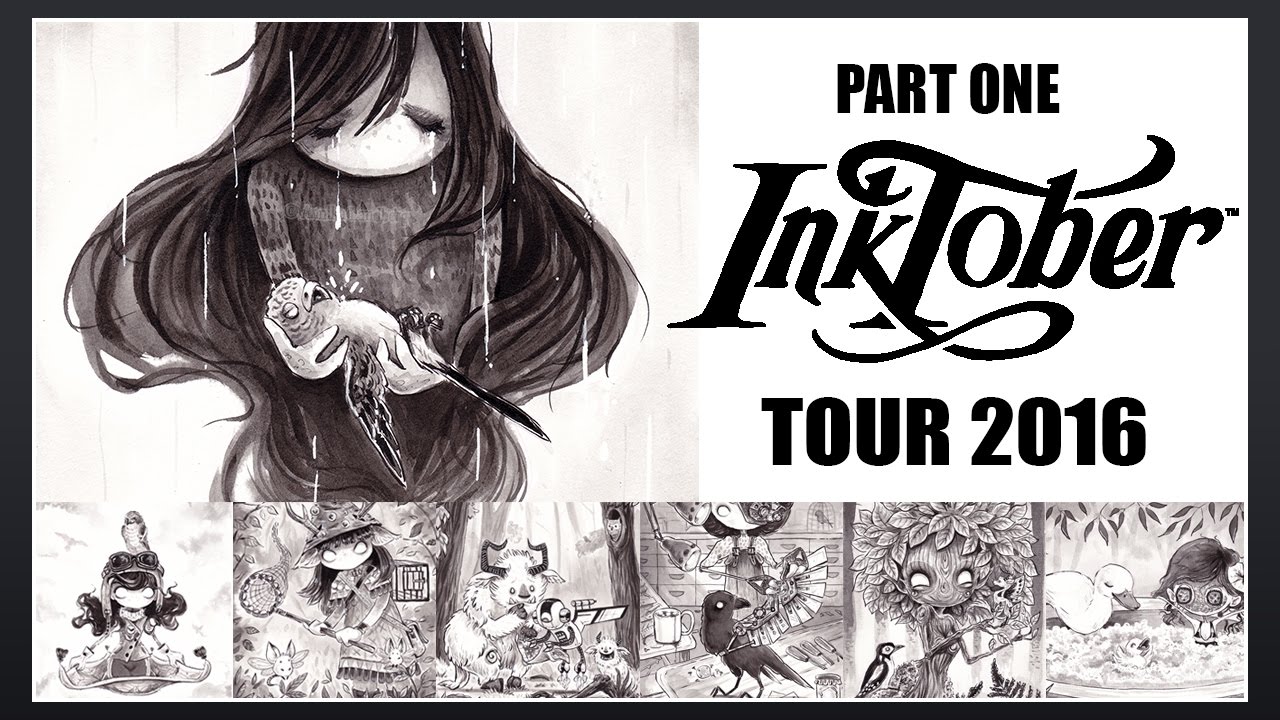InkTober Tour 2016 Part 1 - YouTube