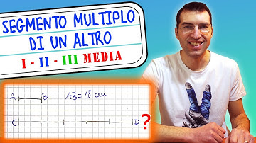 Calcolare un segmento sapendo che è MULTIPLO di un altro - I, II e III Media [Tutorial per genitori]