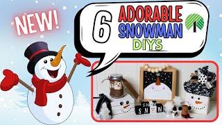 ALL NEW ADORABLE BUDGET FRIENDLY SNOWMEN DIYS