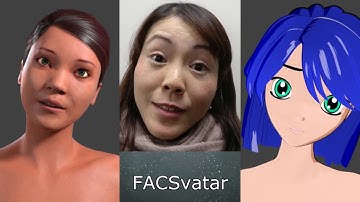 FACSvatar v0.2.3 Manuel Bastioni smoothed facial expressions and head movement