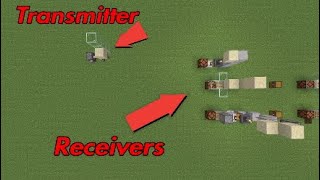 Information Minecraft tutorial: Wireless Redstone Circuits.(Broken)(Milestone Special) Update