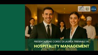 OPEN DAY DEL Corso di Laurea in HOSPITALITY MANAGEMENT