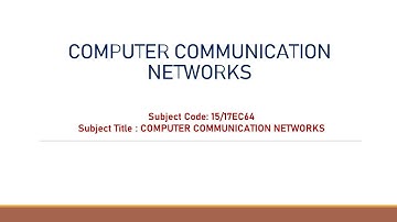 COMPUTER COMMUNICATION NETWORKS (15/17EC64)- Looping Problem