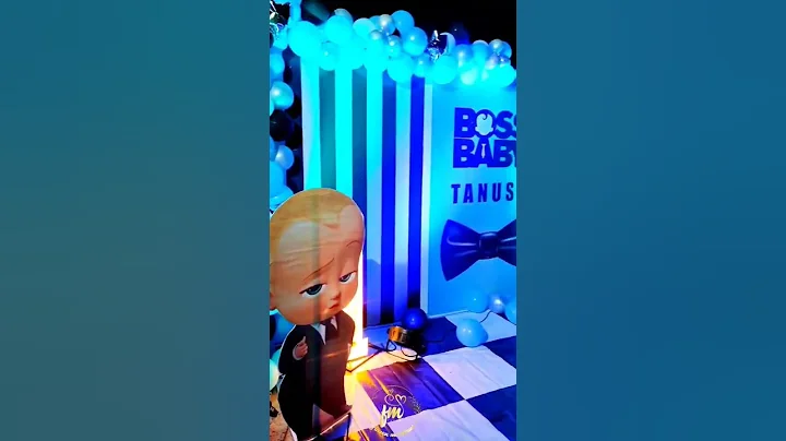 Boss Baby Theme | First Birthday | 1st Bday | Theme decor | Boss baby theme decoration ideas