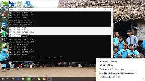 Bài 3: Sử dụng phần mềm Nmap