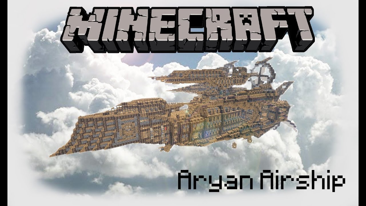 Minecraft  HUGE Imperial Airship  Cinematic - YouTube