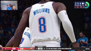 NBA 2K24 MyCAREER YR 2 NBA FINALS GAME 4 2-1 HEAT AT OKC PS5 LIVE GAMEPLAY ENJOY 😊