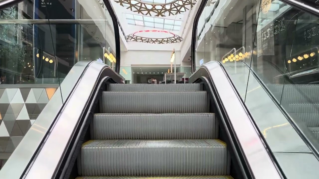 Derby, England. 10x KONE escalator ride at Derbion Shopping Mall (ex Westfield Derby) - Parking End