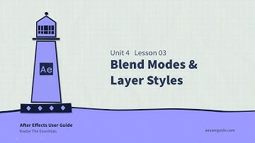U4L3 How To Use Blend Modes & Layer Styles in After Effects