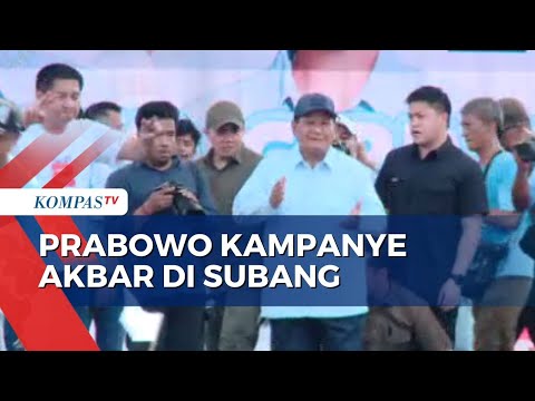 Kampanye Akbar, Ini Janji Prabowo di Depan Warga Subang