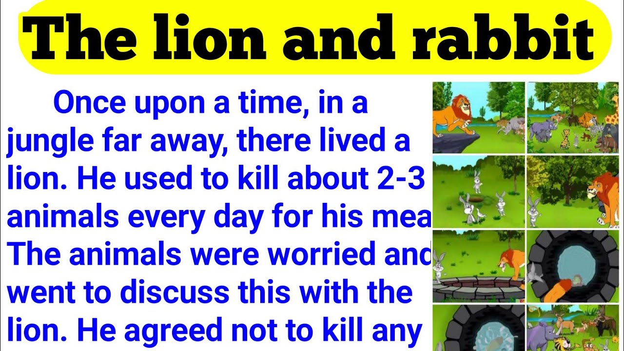 essay about lion and rabbit