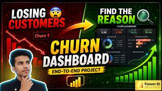 Customer Churn Dashboard in Power BI | End-to-End Guide #datamindsacademy