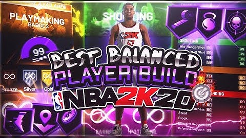 The best balanced Point guard build in 2k20. ( Badges and all that)
