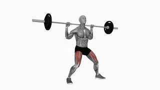 Barbell Side / Lateral Split Squat