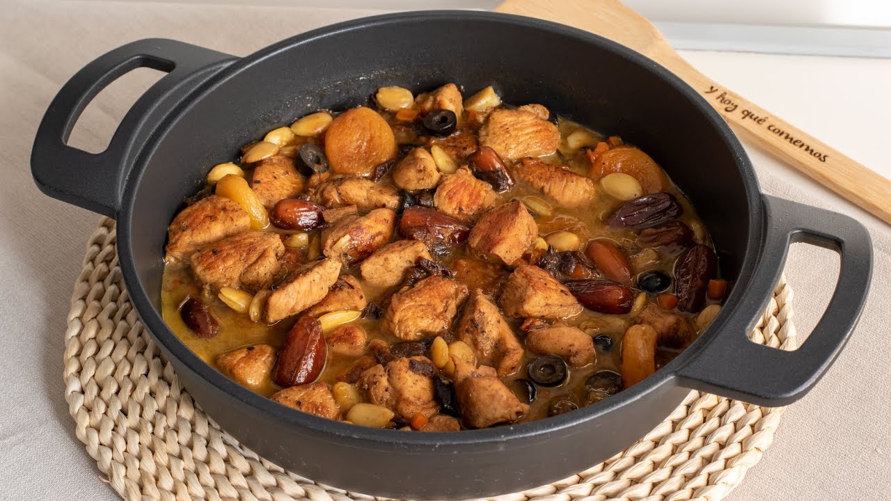 Pavo en salsa de frutos secos