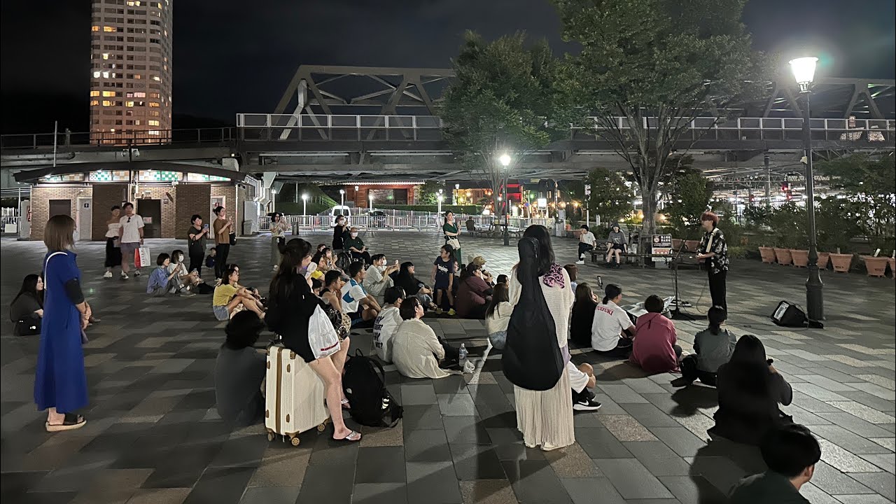 【 きゃない 】オリジナル曲だけで全国路上ライブ【47都道府県おまコレ全部生身でツアー】山梨県 / 甲府駅よっちゃばれ広場 2024.9.11(16/47×2日目)