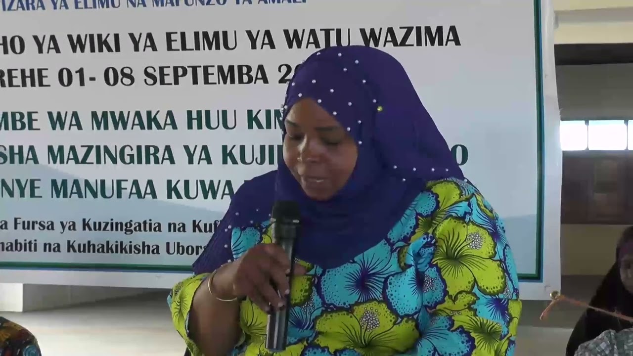 Maana halisi ya Elimu ya Watu wazima