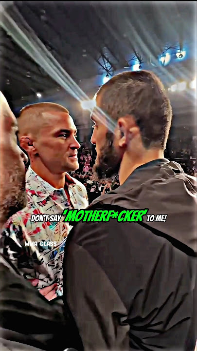 😡HEATED! - Islam Makhachev and Dustin Poirier Crazy Face Off#islammakhachev #UFC #shorts #fyp #MMA