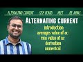 Alternating Current (AC) Lecture-01/ Physics/ 12thBoard/ NEET/JEE MAINS/ numerical PYQ/ by sumitsir