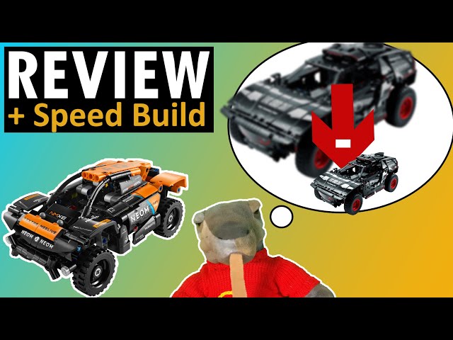 Hilfe, ich habe den Audi RS Q e-tron geschrumpft - LEGO Technic 42166 NEOM McLaren Extreme E Team