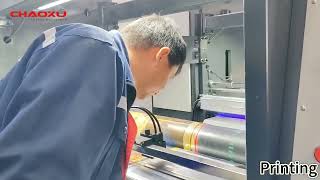 Upgrade Your Printing！Full Servo Inline Flexo Press for Label & Packaging | Chaoxu Machinery