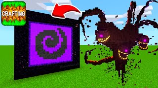 How To Make A Portal To The WITHER STORM Dimension in CRAFTING and BUILDING