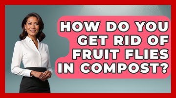 How Do You Get Rid Of Fruit Flies In Compost? - Insects and Invaders