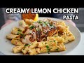 This Is The Perfect Weeknight Dinner Recipe - Creamy Lemon Chicken Pasta in 30 Minutes or Less image