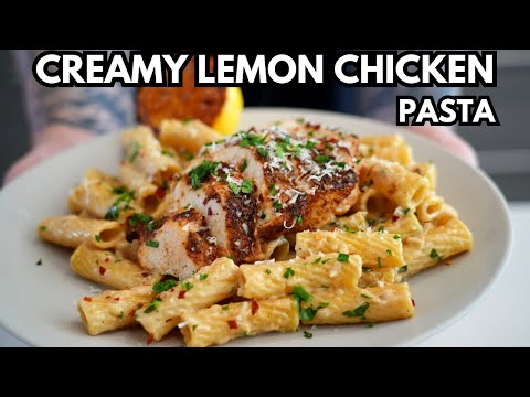 This Is The Perfect Weeknight Dinner Recipe - Creamy Lemon Chicken Pasta in 30 Minutes or Less