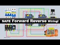 SAFE Forward Reverse Starter Wiring Diagram | Manual Control Tutorial 