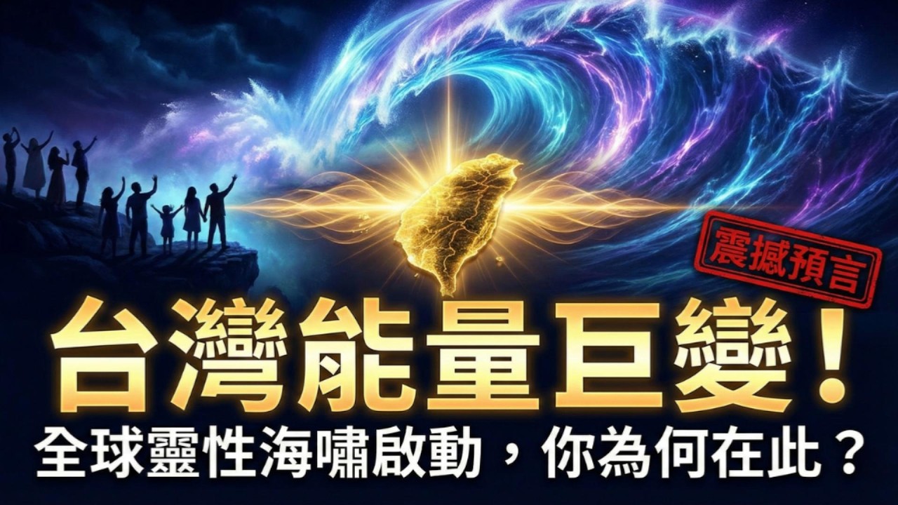 別以為你是湊巧住在台灣！這絕非迷信，為何老靈魂全擠在這座島？2026台灣能量發生巨大轉變，一場全球靈性海嘯正在啟動，背後的真相讓人頭皮發麻，你得知道自己為何而來！意識覺醒