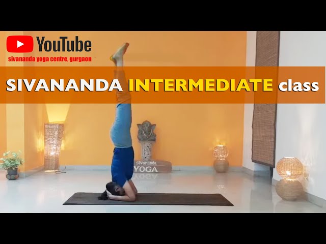 60 minutes Sivananda Yoga Class in 30 seconds 😃 - Watch Elif's practice  🧘🏻‍♀️ #yoga #shorts 