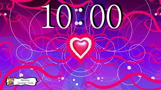Valentine's Heart Timer without Music - 10 Minutes