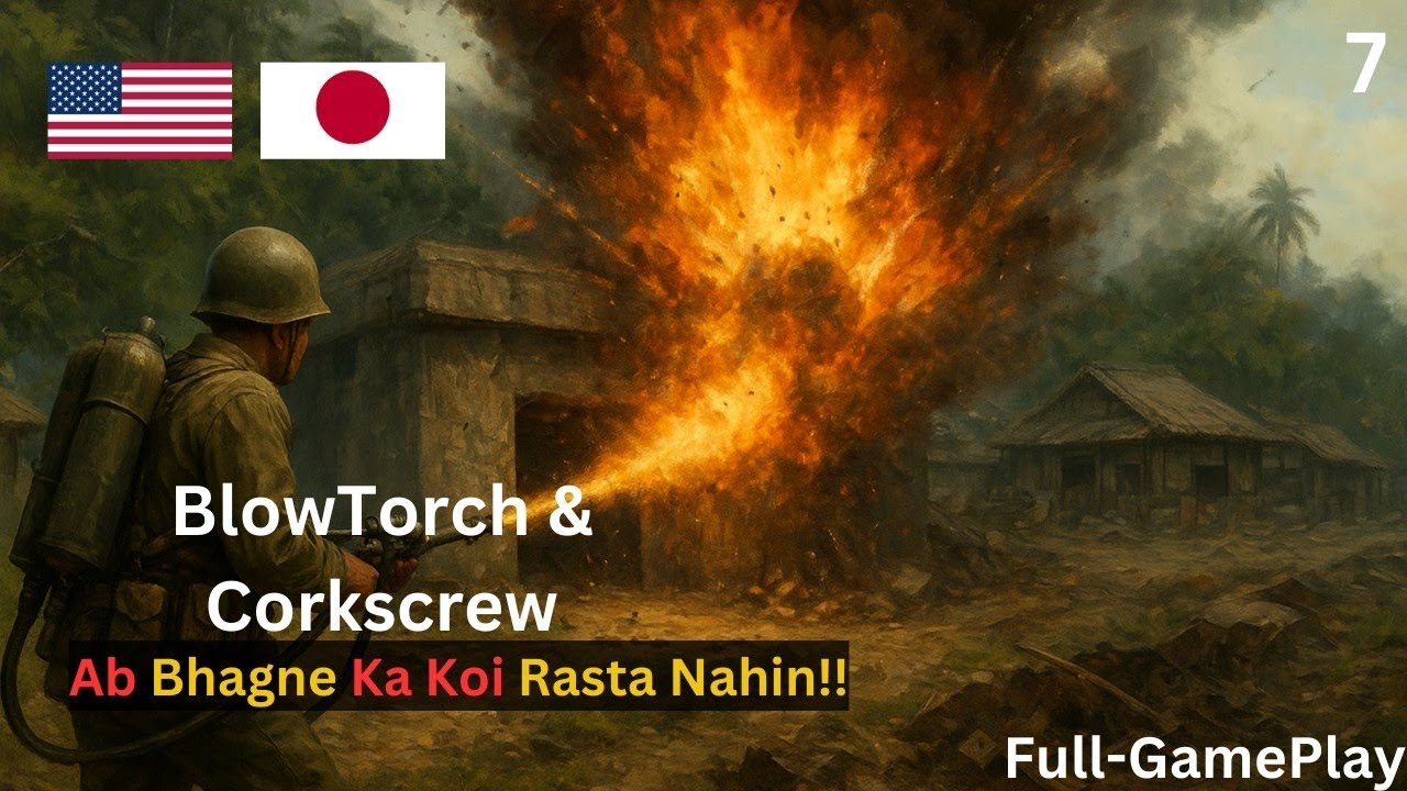 Bunker Ko Tabah Kiya | Call of Duty World at War Urdu Gameplay -Mission 7- BlowTorch&CorkScrew