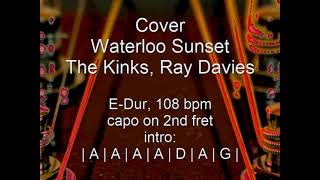 Waterloo Sunset, The Kinks, Ray Davies, Cover, chords acoustic guitar, lyrics