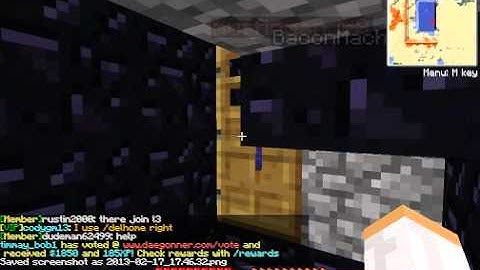 muffinmanjr8 glitching or forcefield hacking on Daegonner Minecraft Server