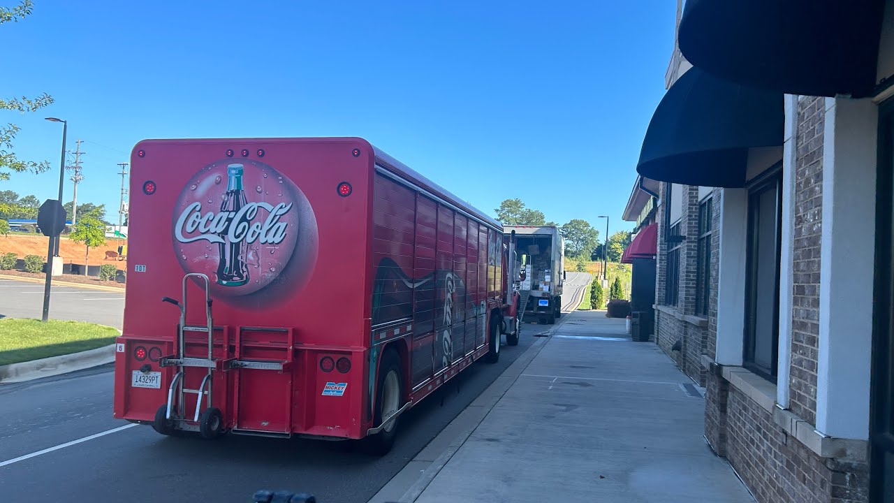 Rookie Coca Cola Truck Driver DROPS PRODUCT AT THE DOOR!! (NOT