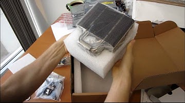 Thermalright HR-02 Silent 120mm Heatpipe Tower Heatsink Unboxing & First Look Linus Tech Tips