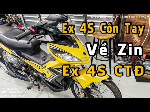 Video Exciter 4 Số Côn Tay 57mm Về Zin Lại Exciter 4s Côn Tự... - youtube