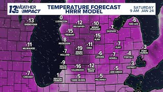 Tracking lake-effect snow, dangerously cold temps in West Michigan