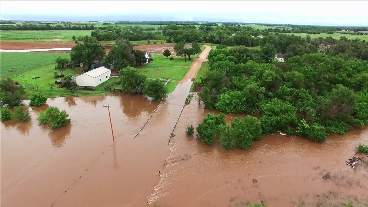 20190526 flood Sharon Kansas YouTube