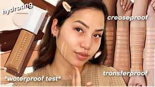 NEW FENTY BEAUTY WEAR TEST | We're Even Hydrating Waterproof Concealer