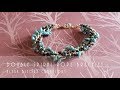 Double Spiral Stitch Beaded Bracelet  | Jewellery Making Tutorial