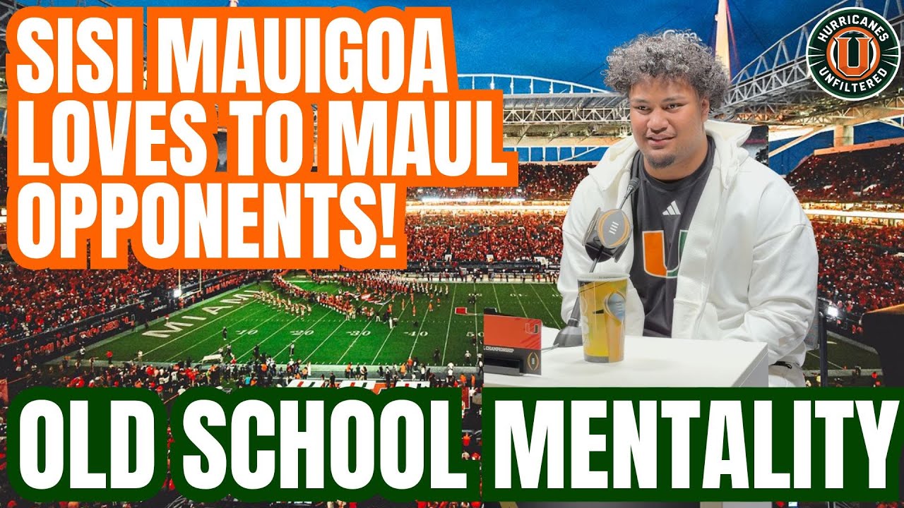 Francis Mauigoa Believed in the Vision & Loves the OLD SCHOOL Mentality of the Miami Hurricanes!
