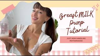 Milk Breast Pump Tutorial | Easy Milk Pumping Routine & Tips | Manual Pump with Mama Bloom